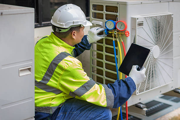 Professional Hvac Maintenance technician working in Kersey, CO